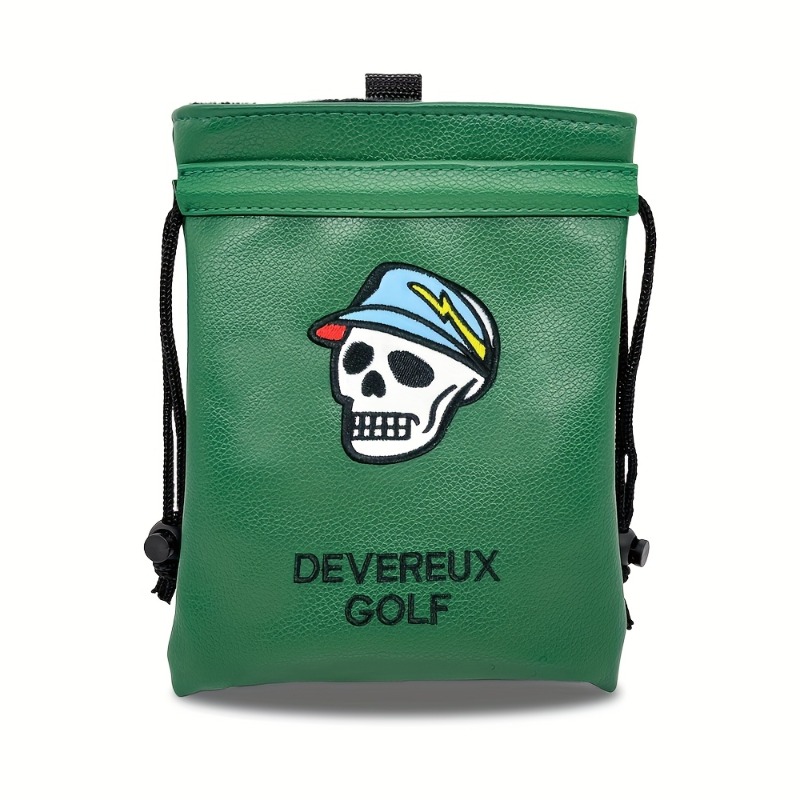 Golf Equipment Drawing - Borsa portatile verde per oggetti di