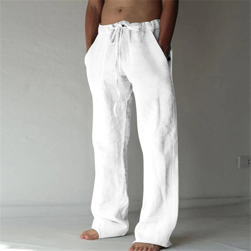 Golf Equipment Drawing - Pantaloni Lunghi in Cotone da Uomo,