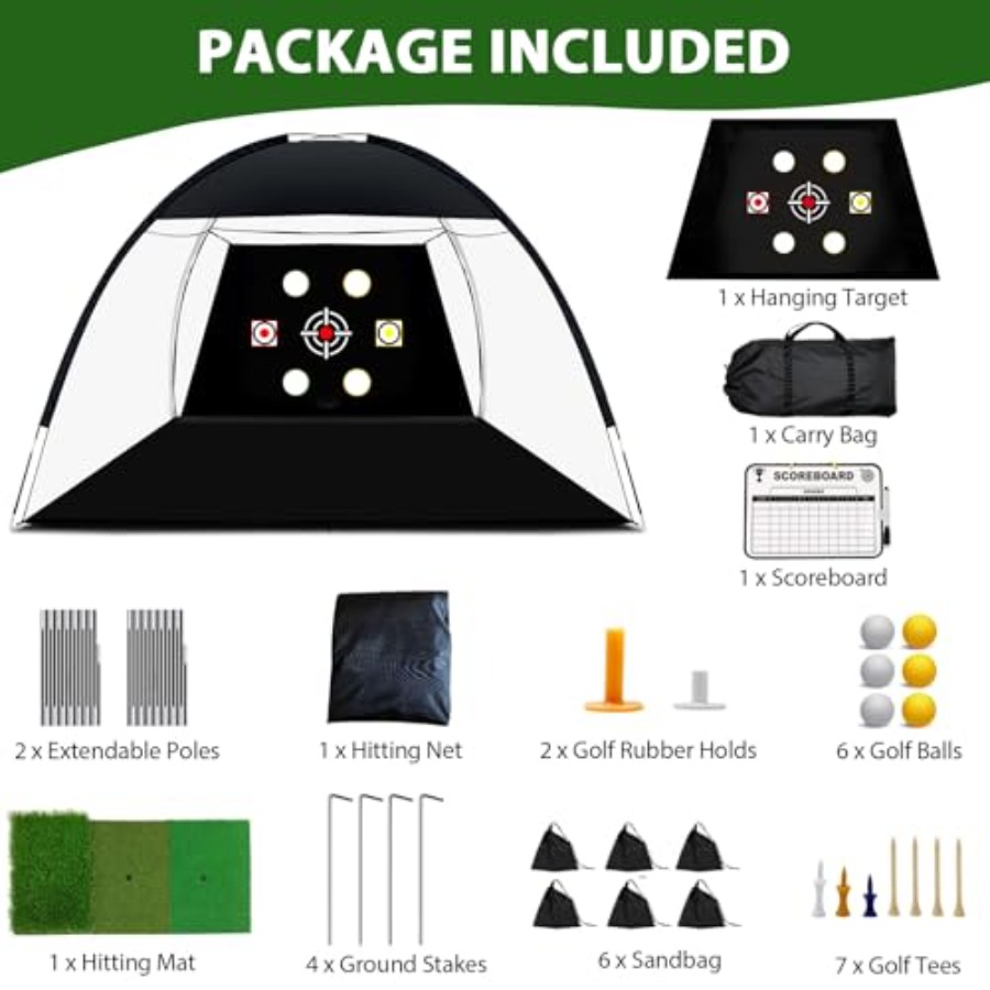 Rete da Golf, 3x2,1 m, per All - Practice Net Hitting recensione e prezzo