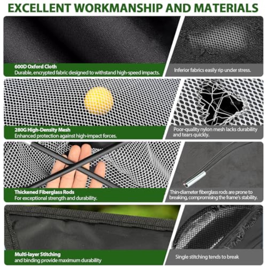 Rete da Golf, 3x2,1 m, per All - Practice Net Hitting recensione e prezzo