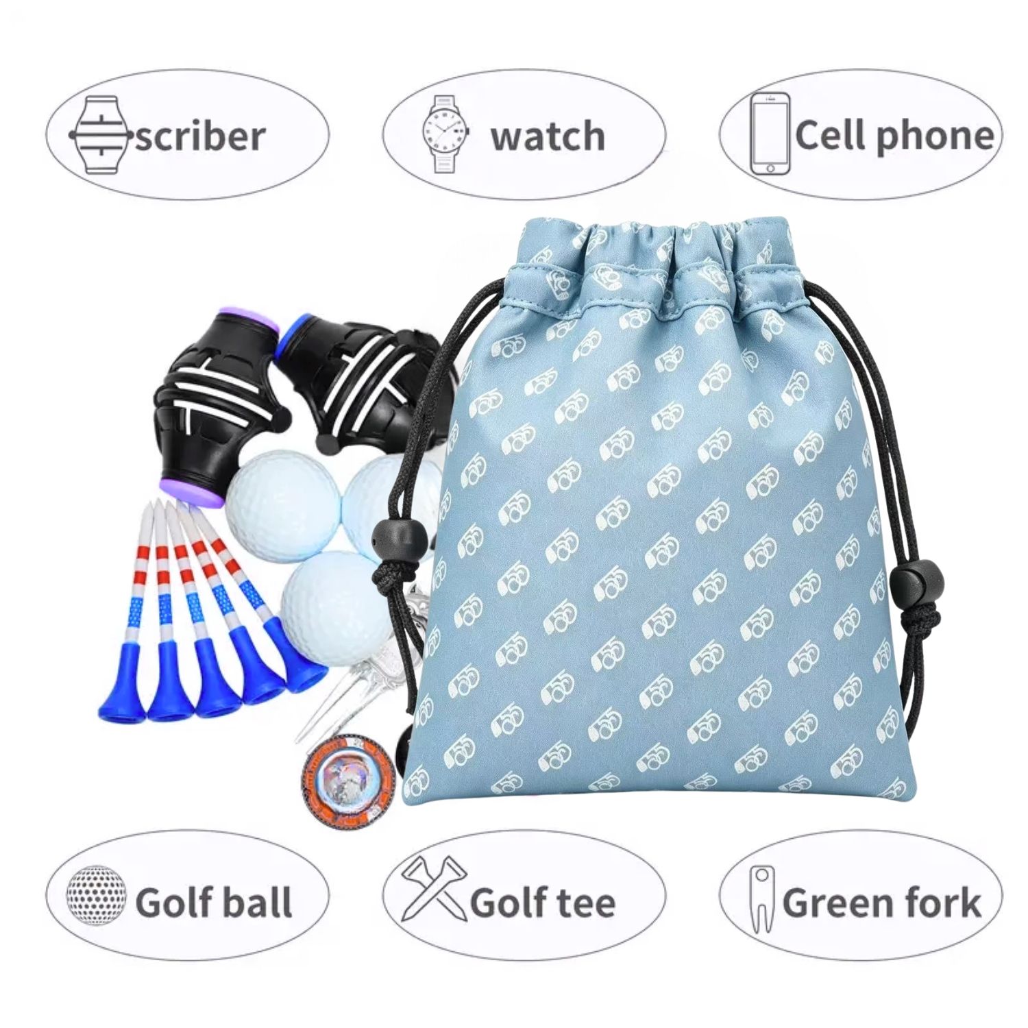 Borsa Minimalista Blu per Ogge - Golf Equipment Drawing recensione e prezzo