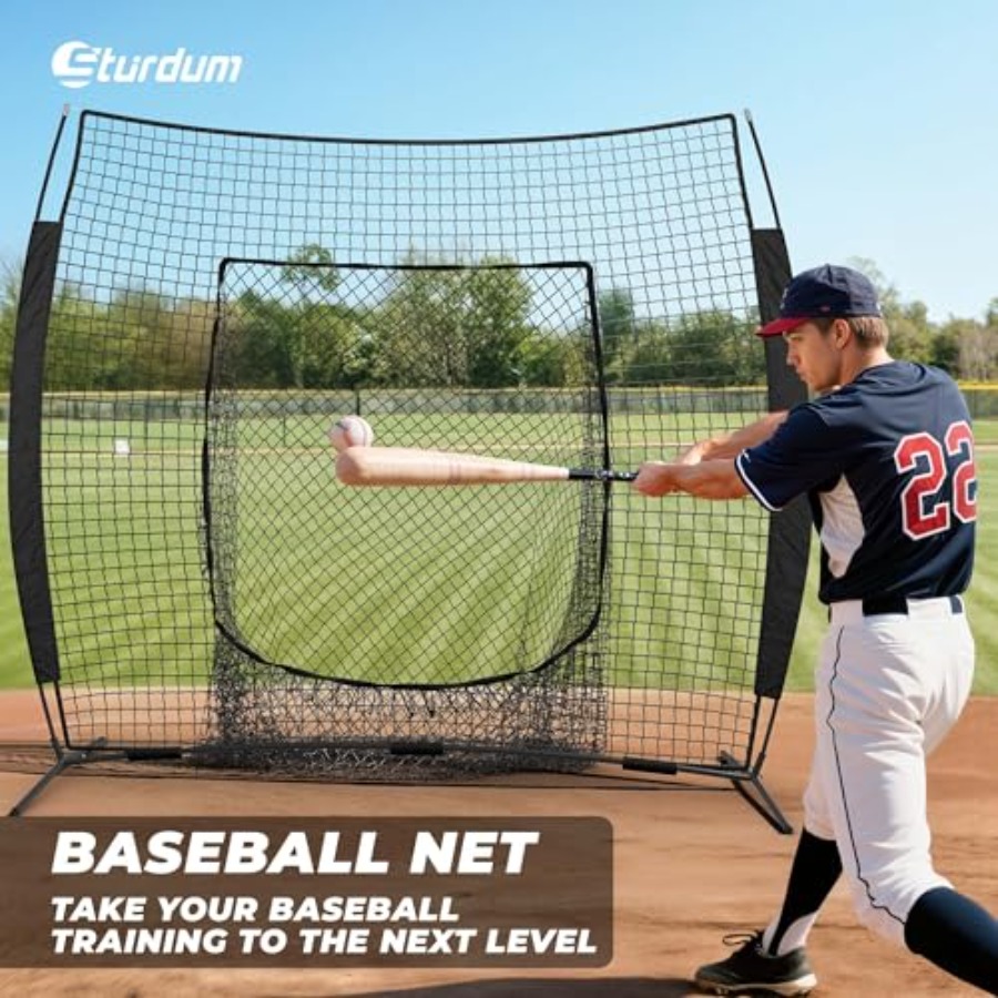 Rete da baseball 7 x 7 piedi,  - Practice Net Hitting recensione e prezzo