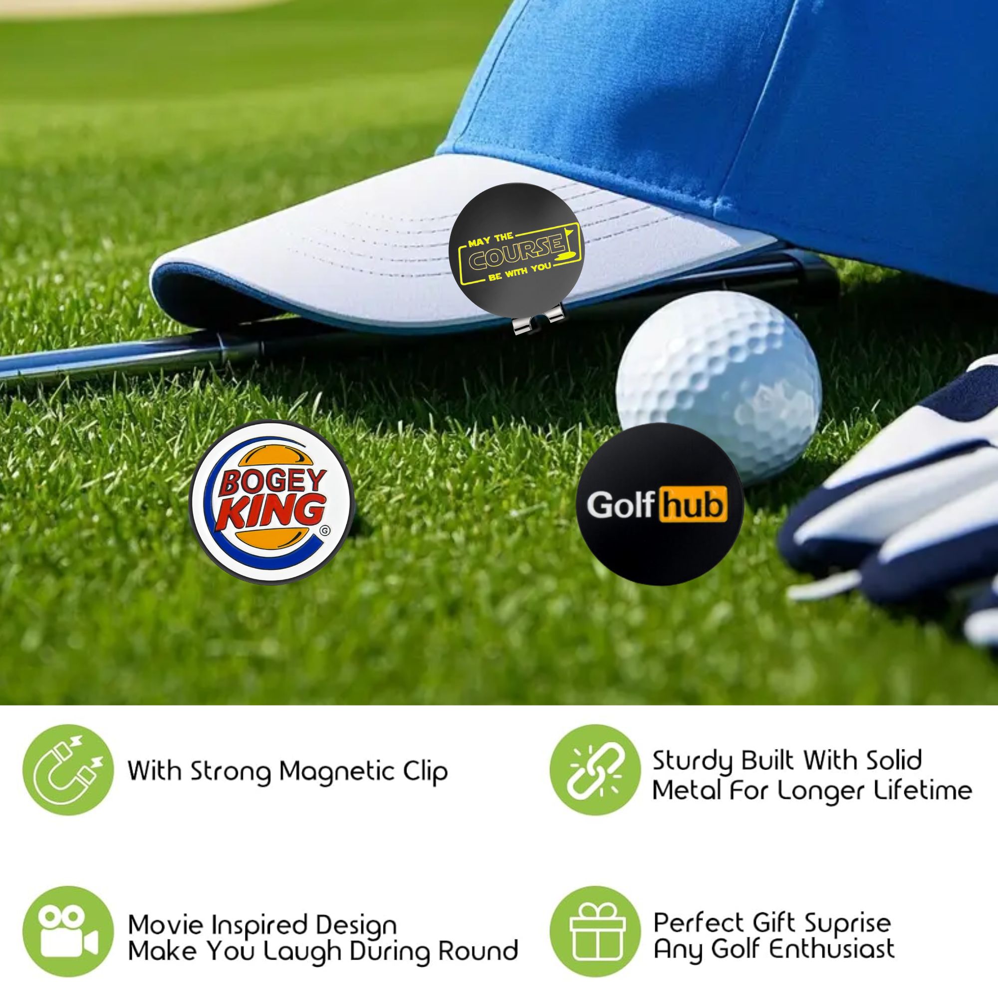 Set di 3 Divertenti Segnalator - Golf Ball Premium recensione e prezzo