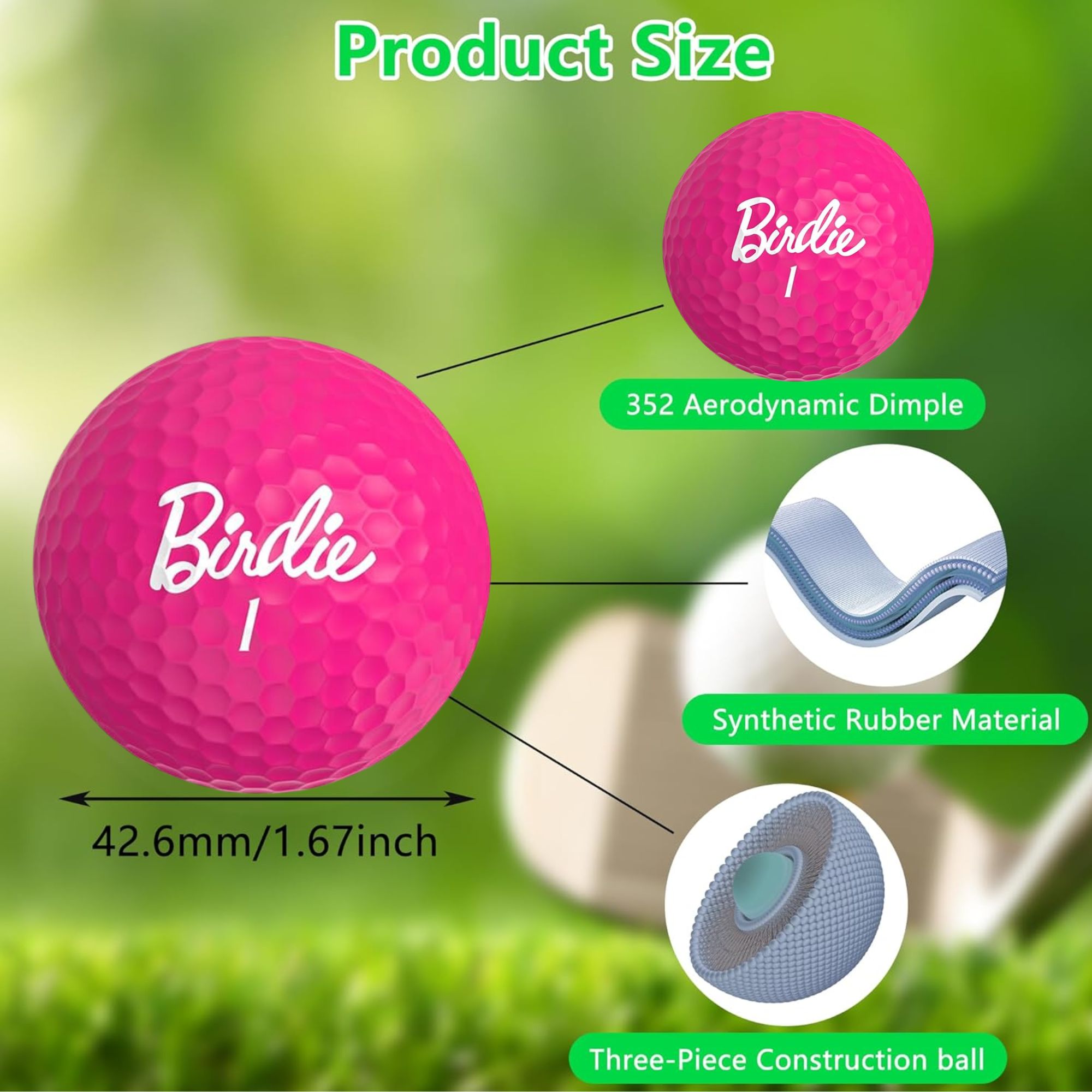 Palline da golf divertenti da  - Golf Ball Premium recensione e prezzo