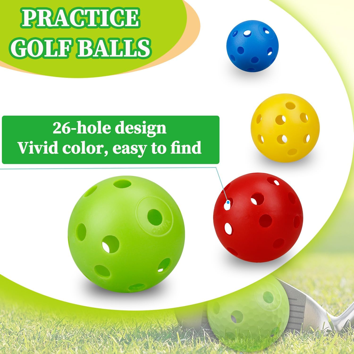 24Pcs 42MM flusso d'aria color - Golf Ball Premium recensione e prezzo